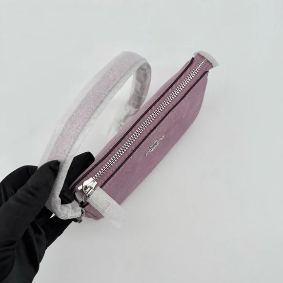 Coach Suede Nolita 19 Silver Light Violet - Picture 8 of 12